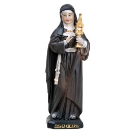 Saint Clare 12 cm in resin