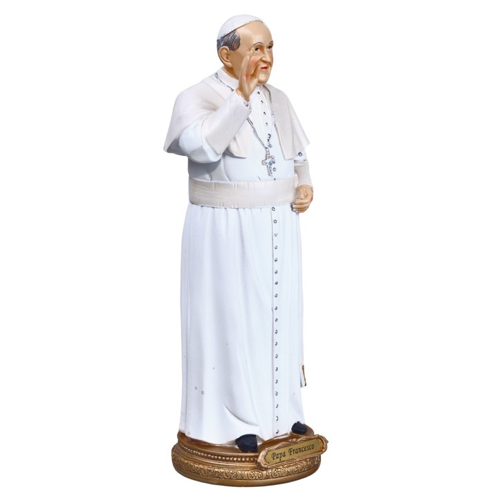 Pope Francis 20 cm in resin