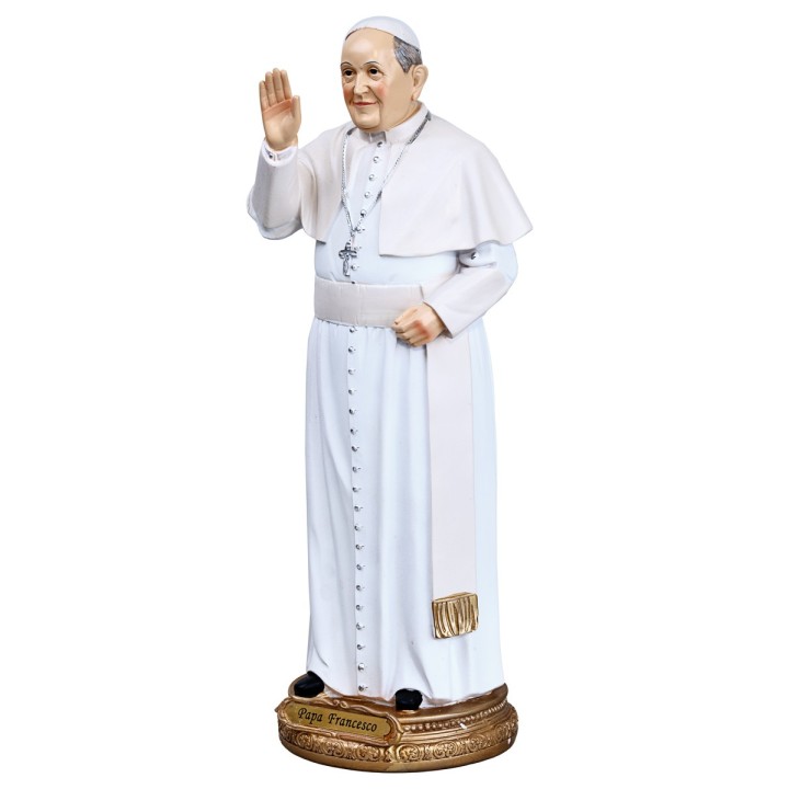 Papa Francesco 30 cm in resina