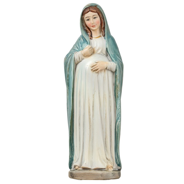 Madonna incinta 11.5 cm in resina
