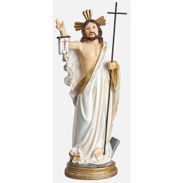Cristo risorto di altezza 22,2 cm in resina