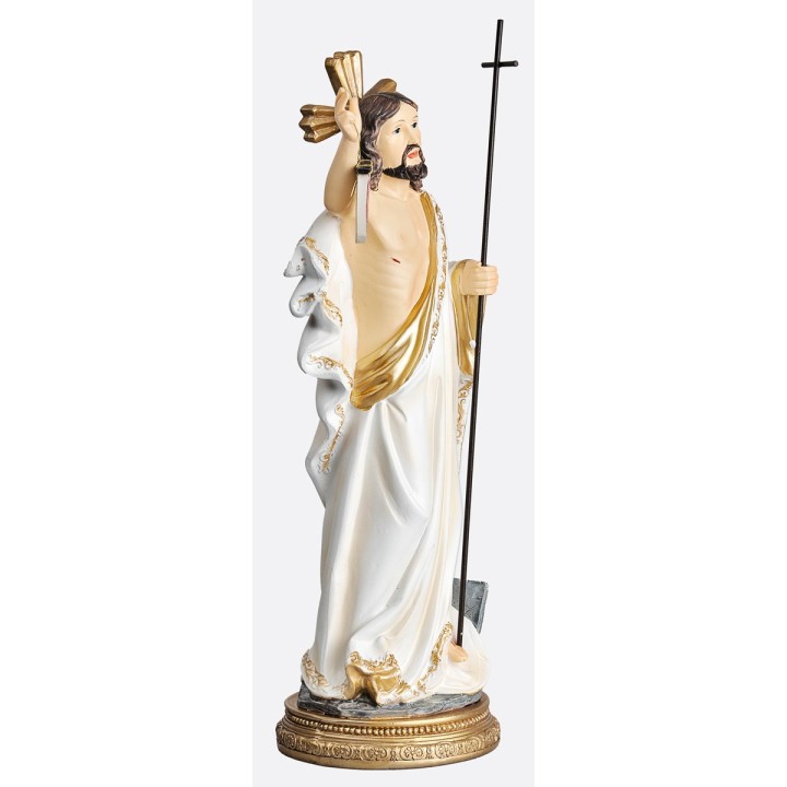 Cristo risorto di altezza 22,2 cm in resina
