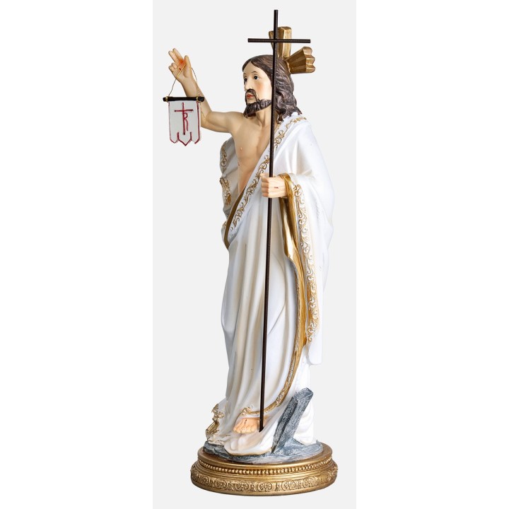 Cristo resucitado de altura 22,2 cm en resina