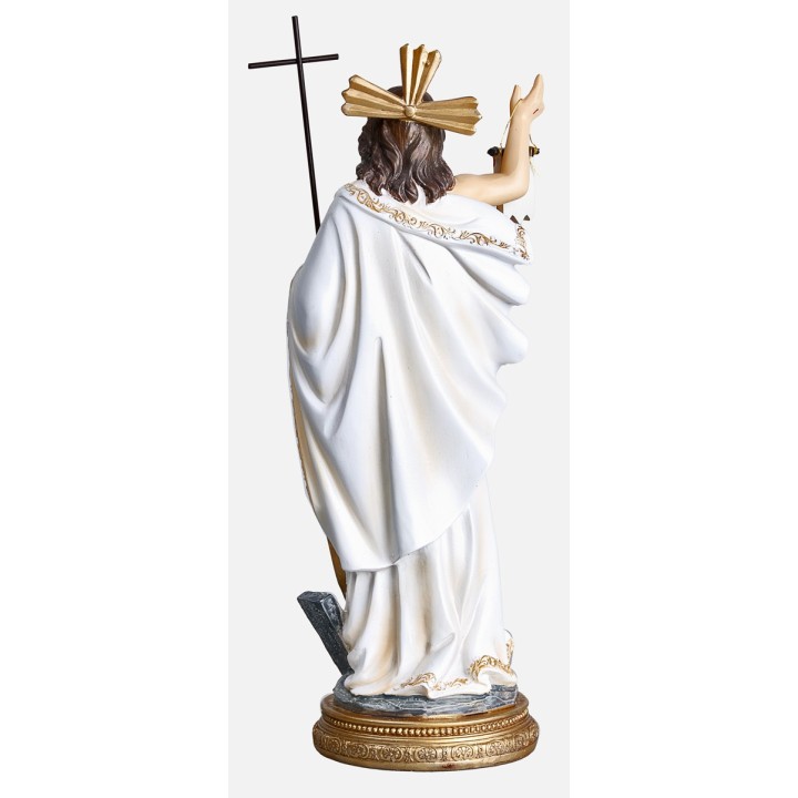 Cristo resucitado de altura 22,2 cm en resina