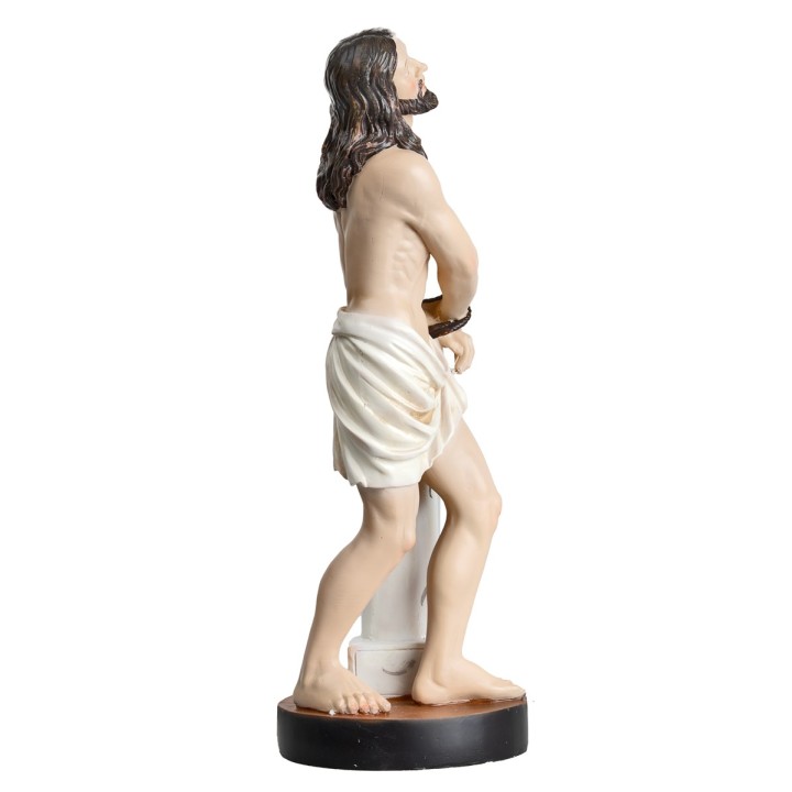 Christ tied to the column 29.5 cm in resin
