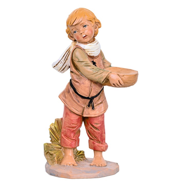 Niño con cesta serie 30 cm Fontanini