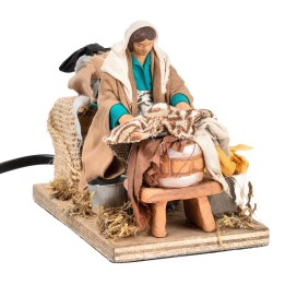 Lavandera de pie 10 cm en movimiento