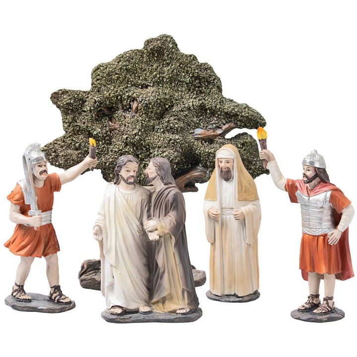 Beso de Judas 10 cm en resina estatuas pascuales