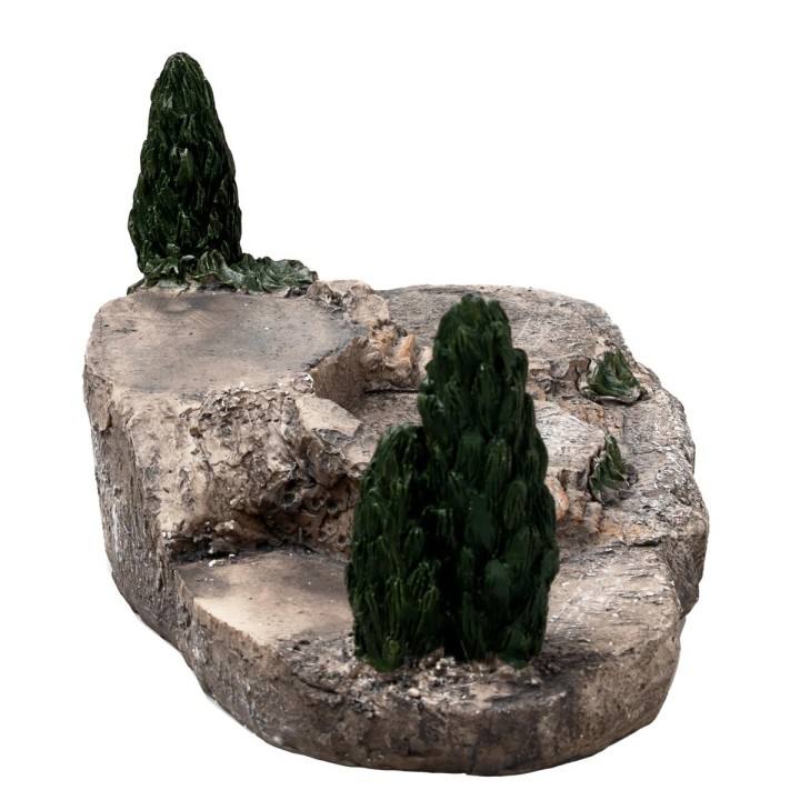 Crocifissione di Gesù 10 cm in resina statue pasquali