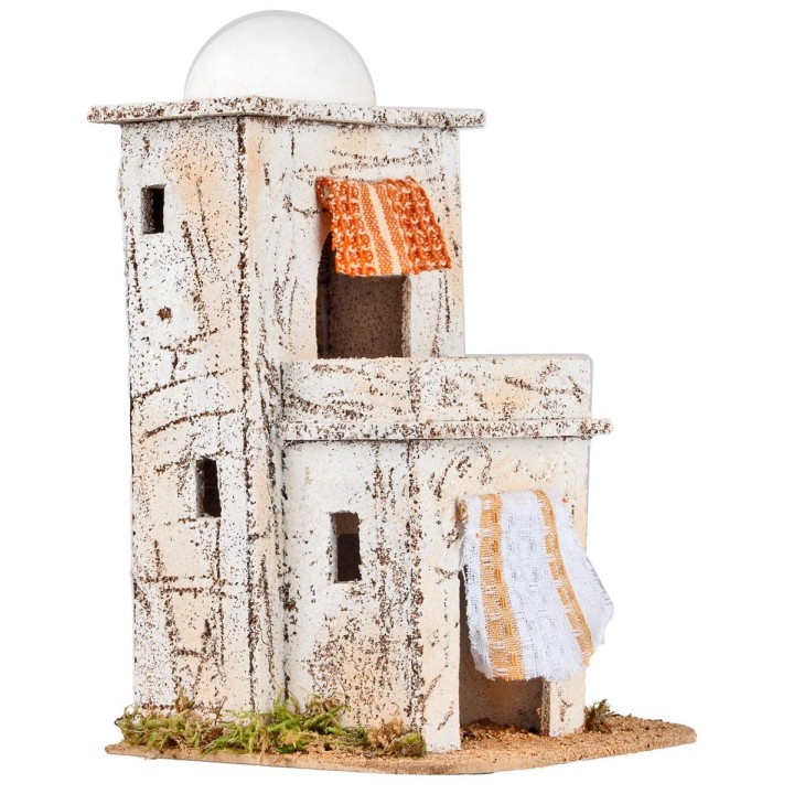 Casa araba con balcone cm 17x14,5x 24.5 h