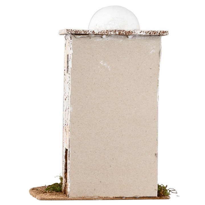 Casa árabe con balcón de 17x14,5x24,5 cm de altura