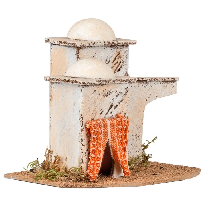 Grupo de casitas árabes cm 15.5x11.5x14 h