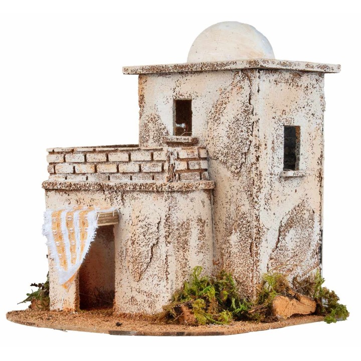 Arab house with terrace cm 21.5x17.5x21 h