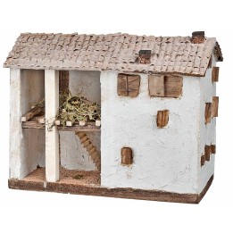 Caserío con granero de 35x15x27.5 cm h