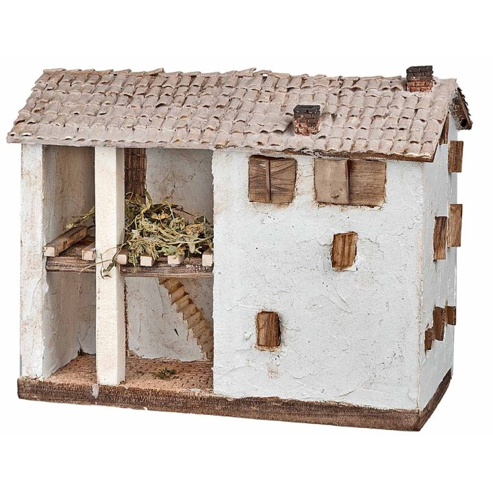 Cascina con fienile cm 35x15x27.5 h
