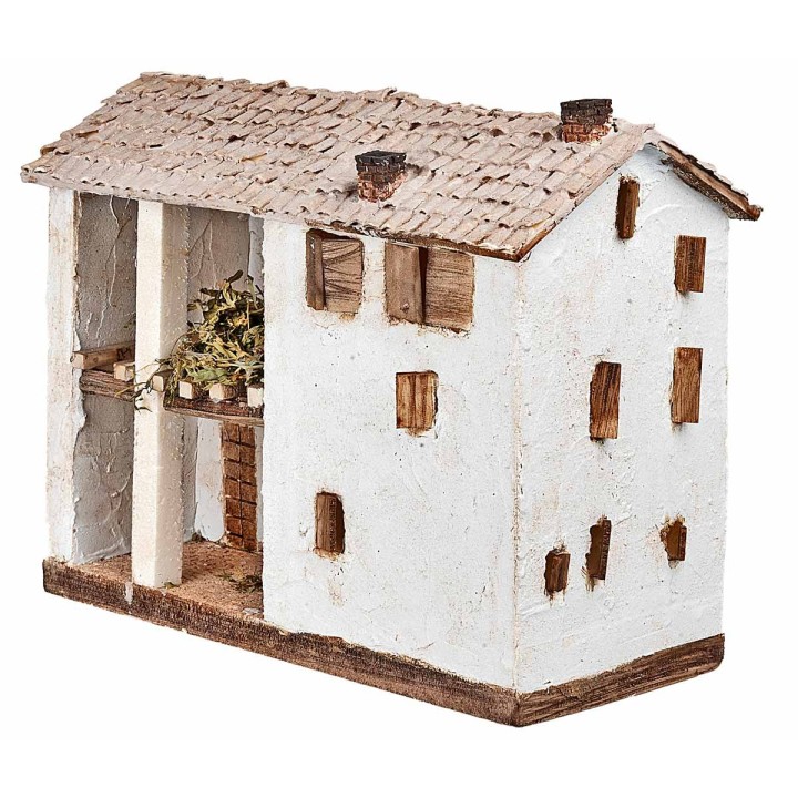 Cascina con fienile cm 35x15x27.5 h