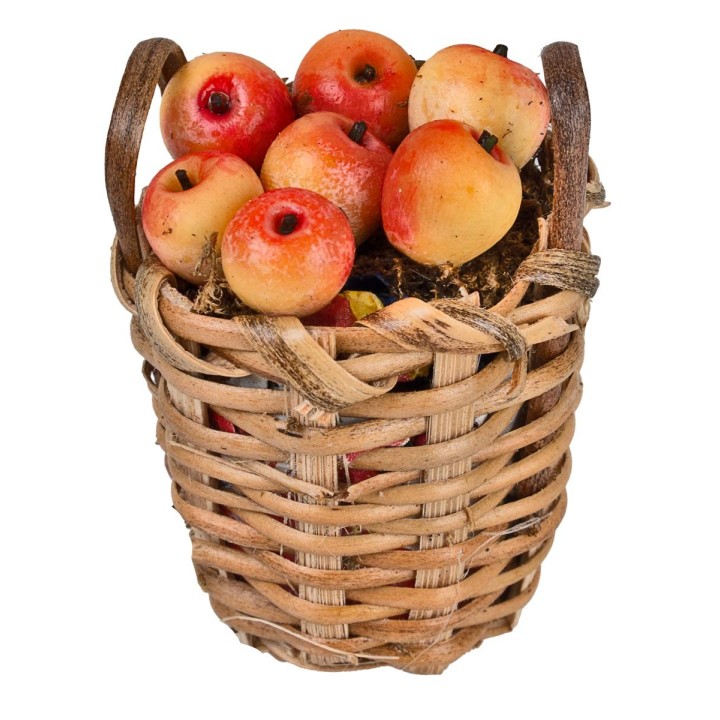 Basket of apples Ø3 cm