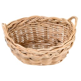 Woven wicker basket cm 5x3x3 h