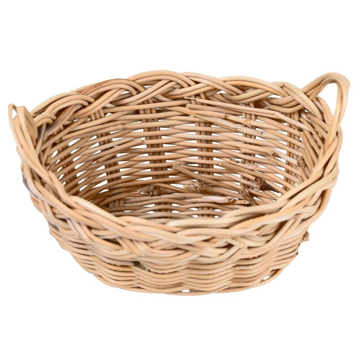 Woven wicker basket cm 5x3x3 h