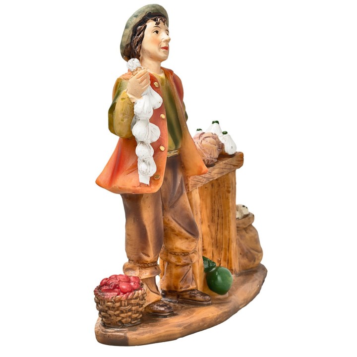 Vegetable Vendor with Resin Stall 10 cm