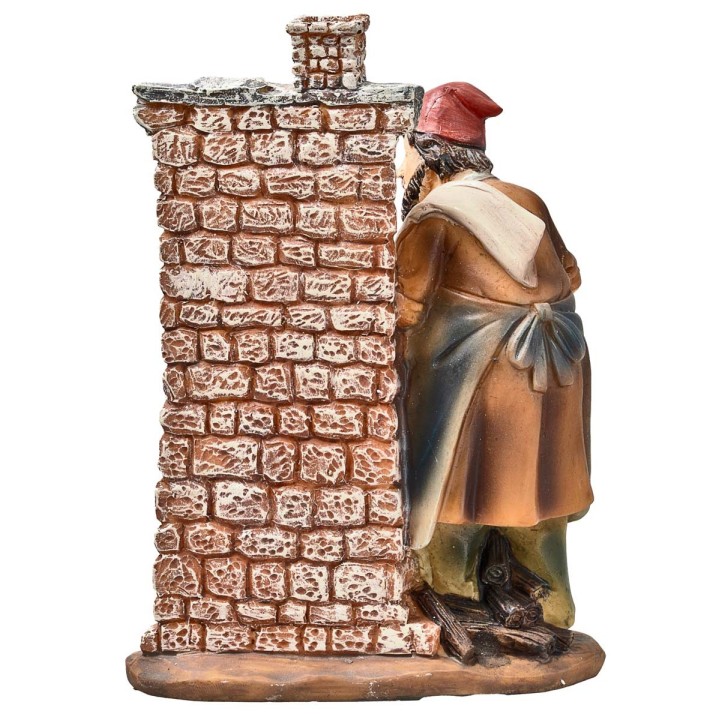 Fornaio in resina con forno a legna serie 10 cm