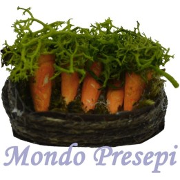 Cesta con zanahorias