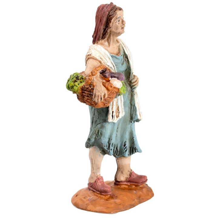 Donna araba con cesto di frutta serie Oliver 9 cm