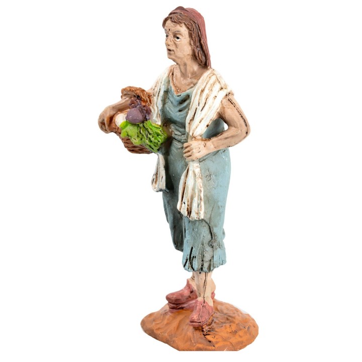 Donna araba con cesto di frutta serie Oliver 9 cm