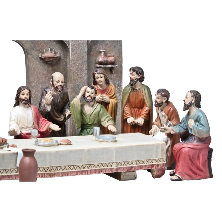 Última cena 10 cm en resina estatuas pascuales