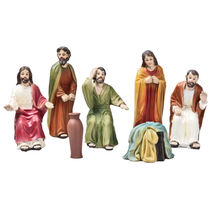 Last Supper 10 cm in resin Easter statues