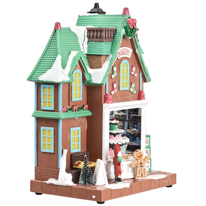 Christmas confectionery with lights and sounds cm 18x15x26 h