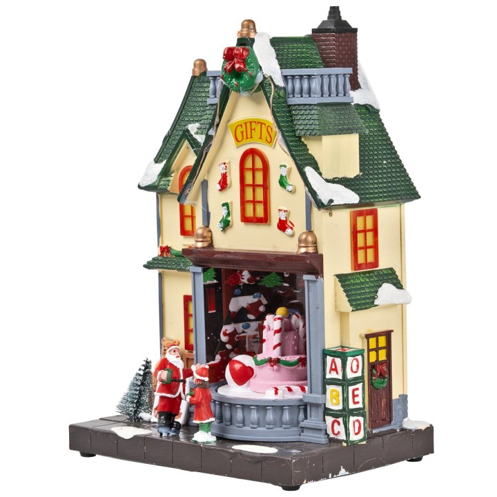 Tienda de juguetes con luces y sonidos cm 18x12x26 h