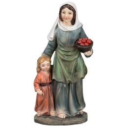 Mamma con figlia serie 11 cm in resina