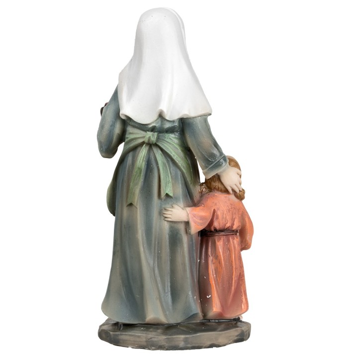 Mother with daughter 11 cm series in resin