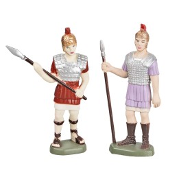Conjunto soldado romano y comandante 8 cm