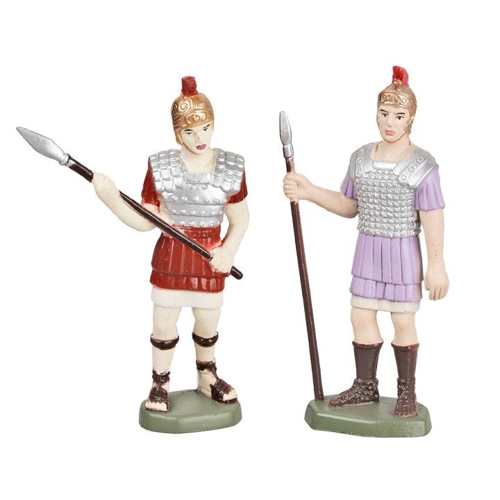 Set Roman soldier and commander 8 cm