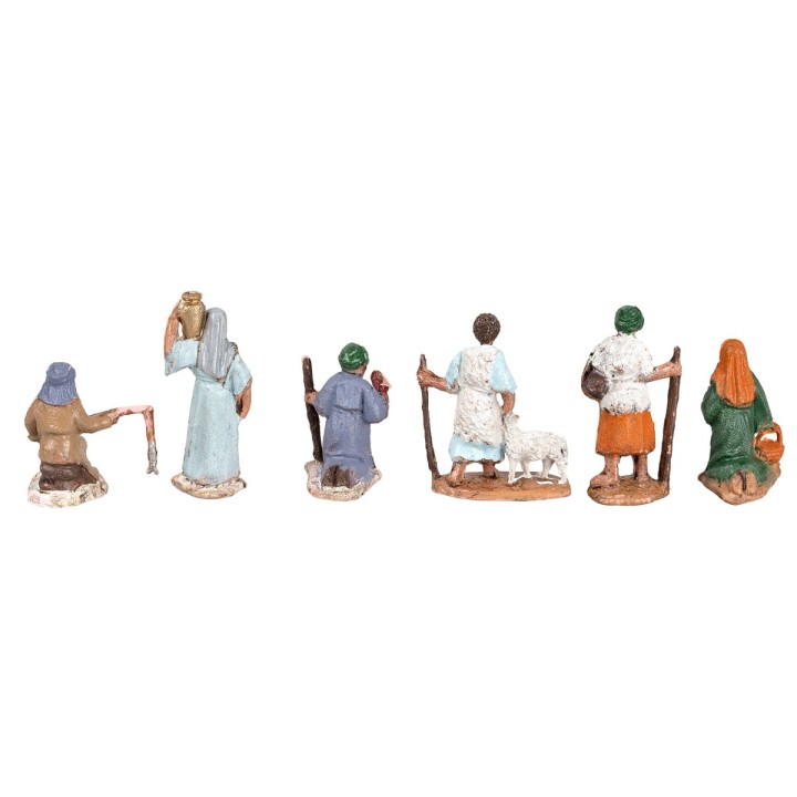 Conjunto de 6 figuritas en estilo árabe 3,5 cm