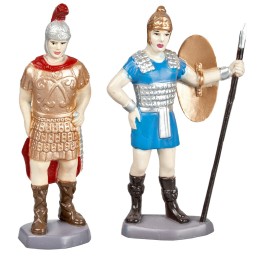 Set 2 soldados romanos en altura 8 cm