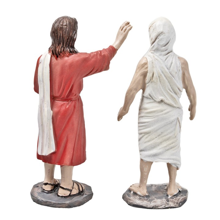Resurrección de Lázaro 10 cm en estatuas pascuales de resina