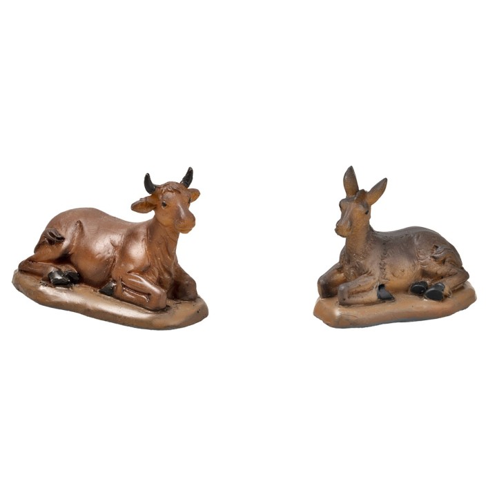 Set Natività 11 soggetti cm 9 per presepe