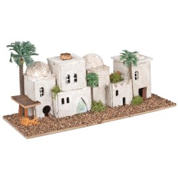 Group of Arab houses for distant landscapes cm 25x9.5x12 h