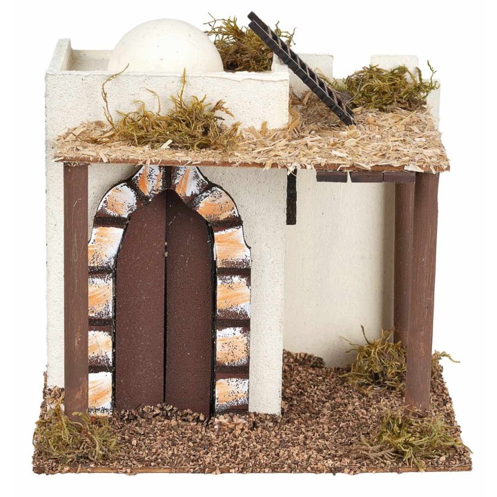 Arab house with storage room, dome roof, and stairs cm