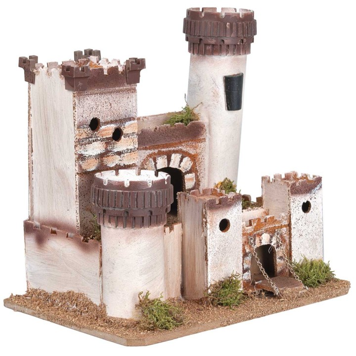 Castillo artesanal en estilo clásico cm 27x19,5x25,5 h