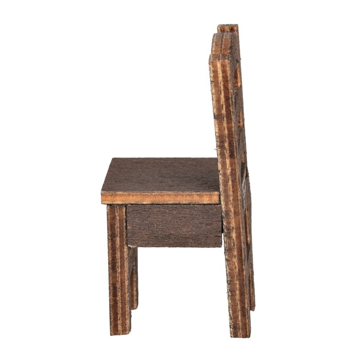 Wooden chair cm 2x2.5x5 h for figurines 9/10 cm