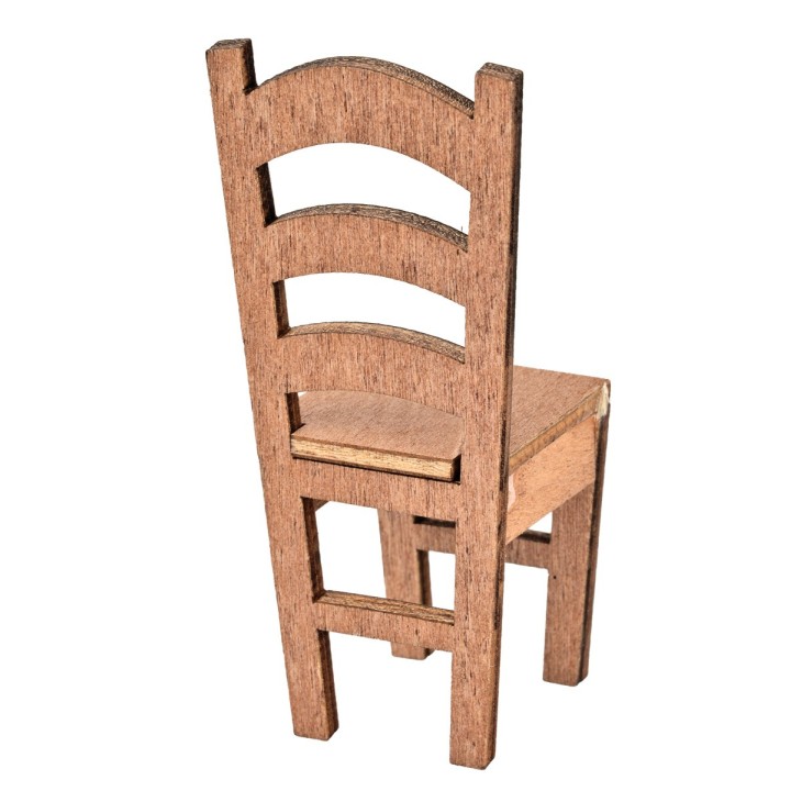 Silla de madera alta cm 3x3x7,5 h