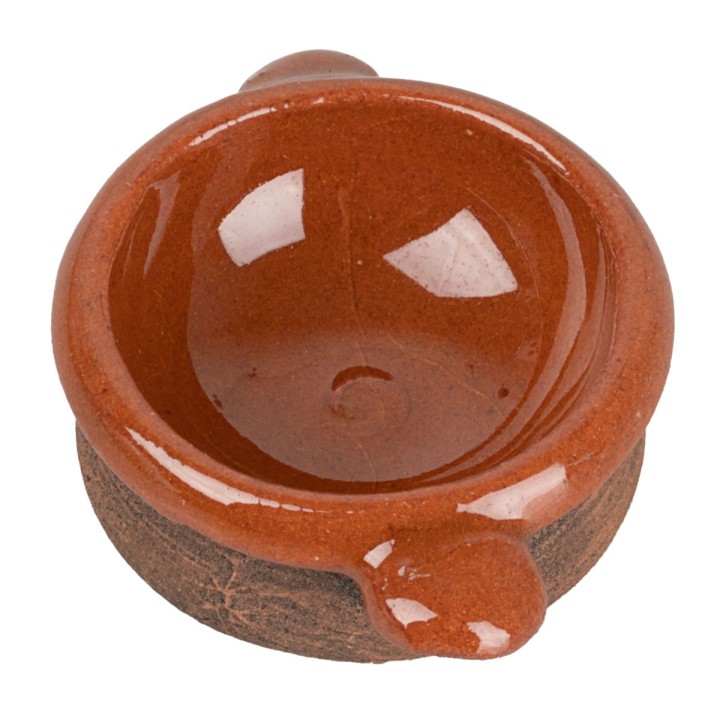 Aged terracotta pot Ø 4.5x1.5 h