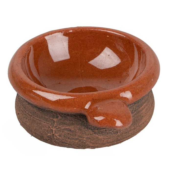 Pentola in terracotta invecchiata Ø 5,5x1,5 h