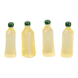 Conjunto de 4 botellas cm 2,8 h
