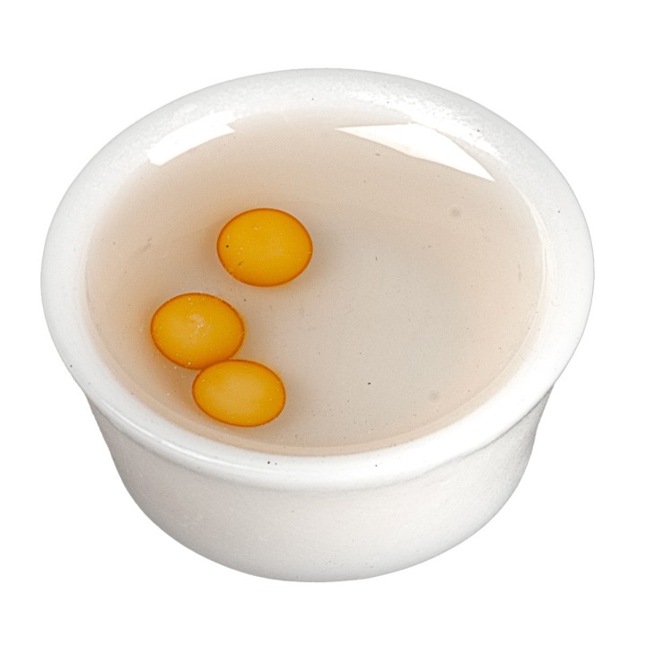 Miniature bowl with eggs Ø 2.5 cm