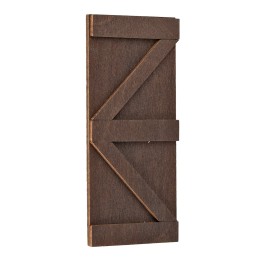 Wooden door with Z structure 4x9 cm h